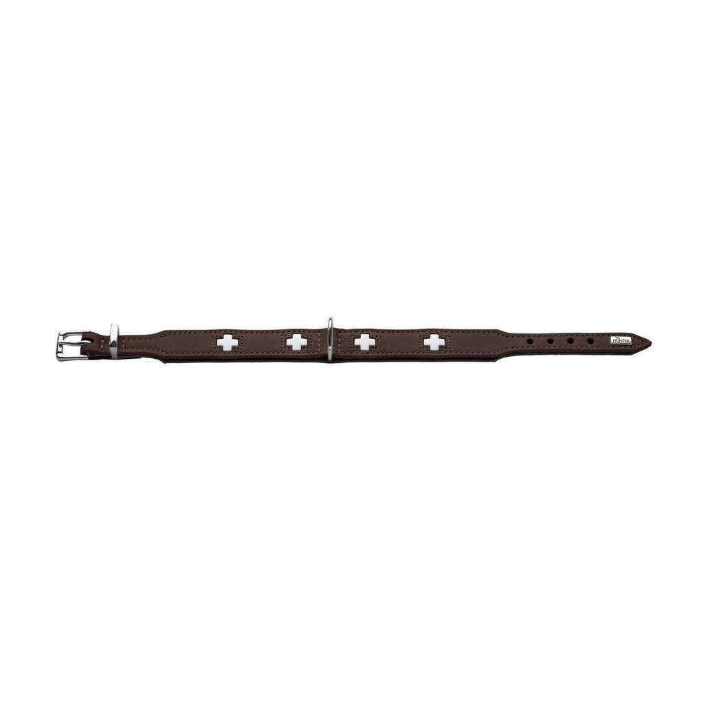Dog collar Hunter Swiss Brown Black M 55 cm-4