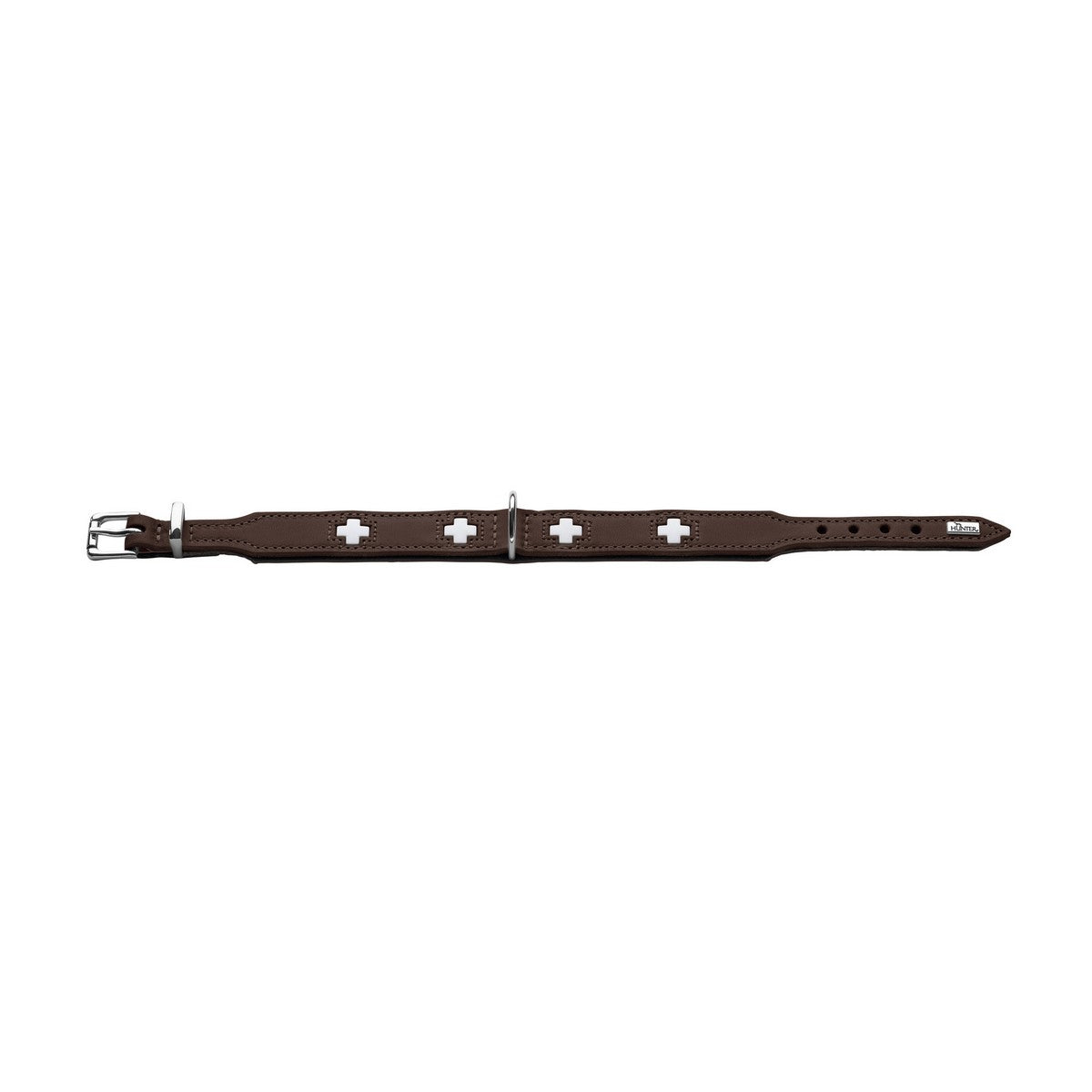 Dog collar Hunter Swiss Brown Black M 55 cm-4