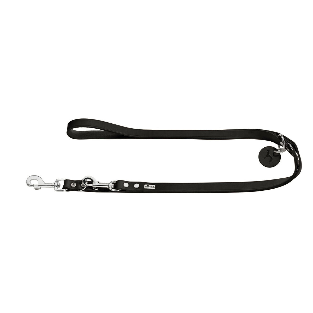Dog Lead Hunter Black 200 cm-0
