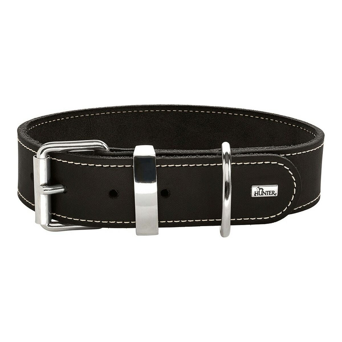 Dog collar Hunter Aalborg Black (36-44 cm)-0