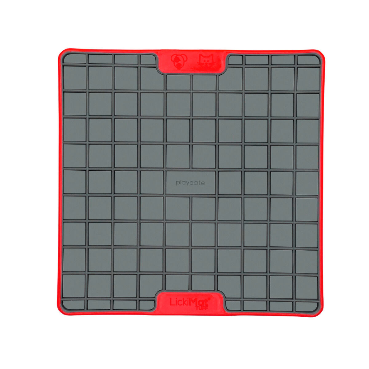 Dog Feeder Lickimat polypropylene TPR Red-1