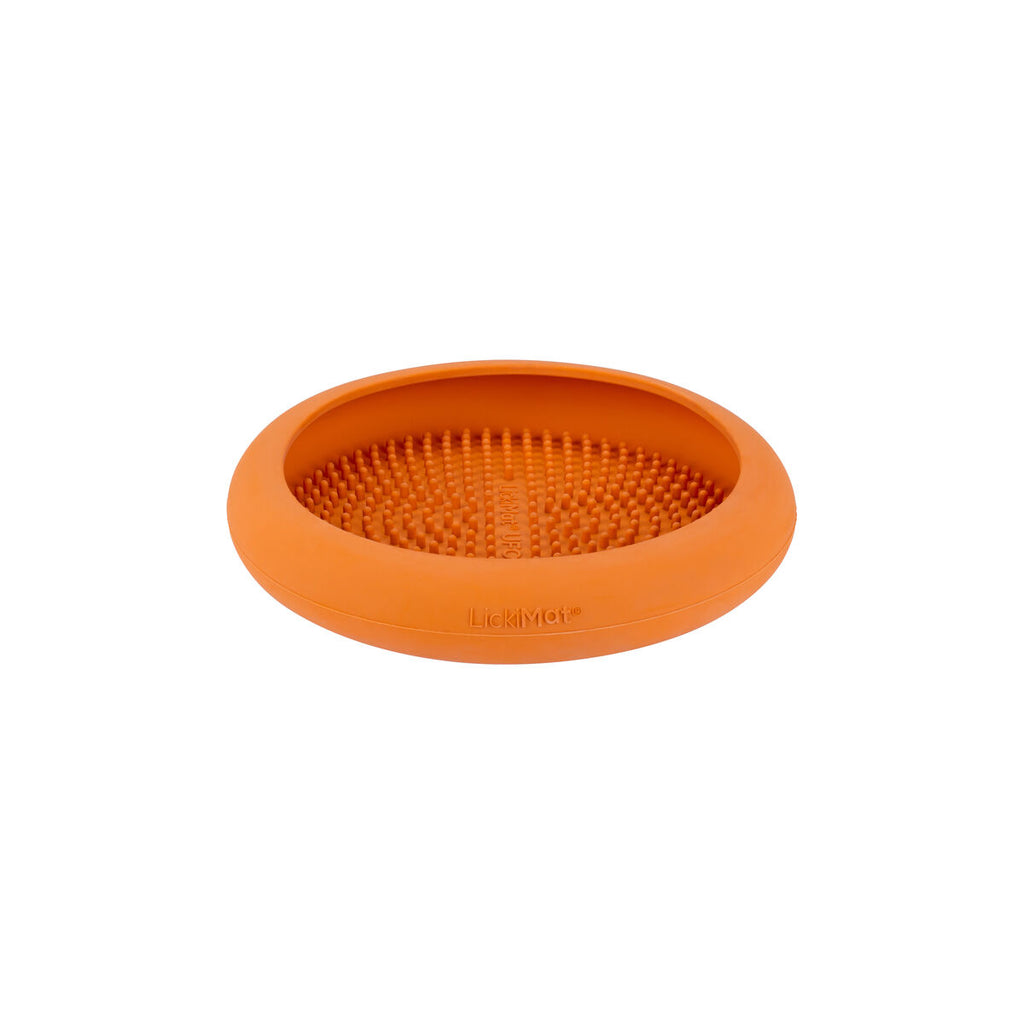 Dog Feeder Lickimat Orange Rubber Modern-2