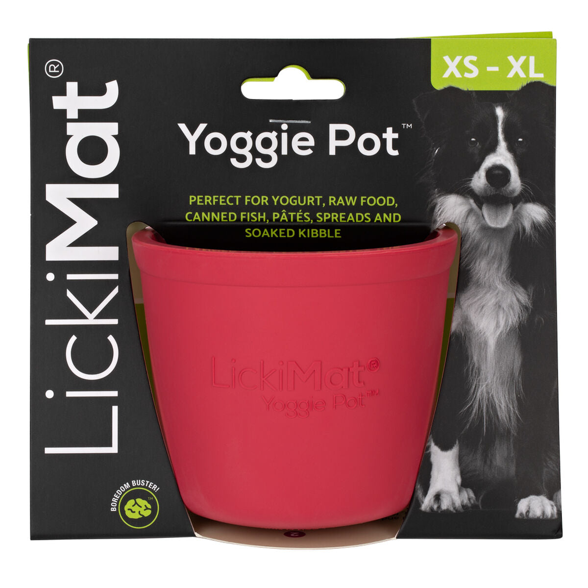 Dog Feeder Lickimat Pink Rubber-1